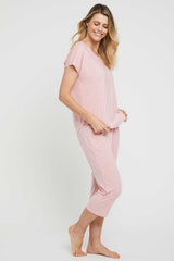 3/4 PJ Pant - Rose