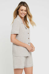 Ladies Pyjama Set - Oatmeal