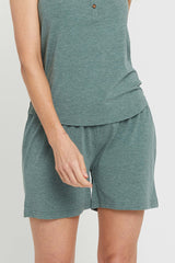 Relax PJ Short - Moss Green