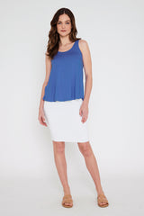 Relaxed Bamboo Singlet - Periwinkle