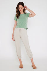 Shorter Bamboo Tee - Seafoam