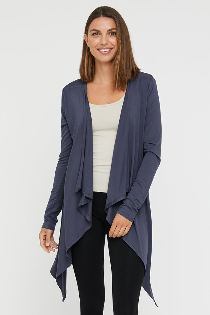 Waterfall Cardigan - Storm