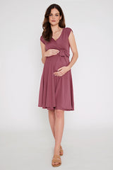 Wrap Dress - Dry Rose