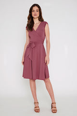 Wrap Dress - Dry Rose